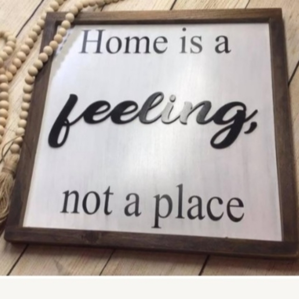 Wood sign